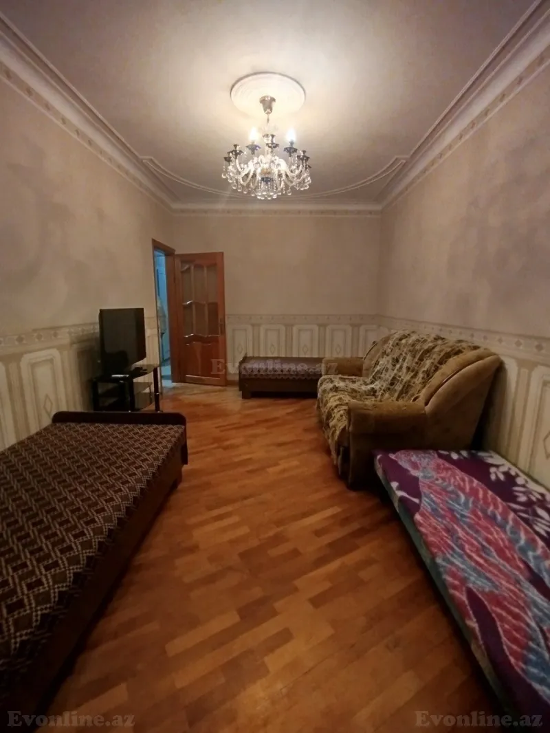 Kirayə verilir 3 otaqlı Mənzil Köhnə tikili 85 m² Həzi Aslanov m. - şəkil 2