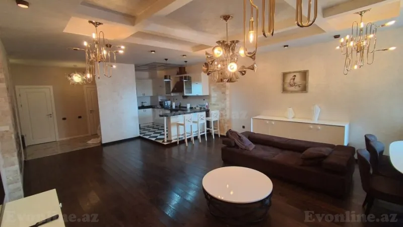 Kirayə verilir 2 otaqlı Mənzil Yeni tikili 90 m² Sahil m. - şəkil 2