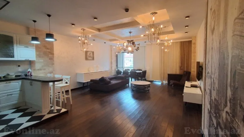 Kirayə verilir 2 otaqlı Mənzil Yeni tikili 90 m² Sahil m. - şəkil 3