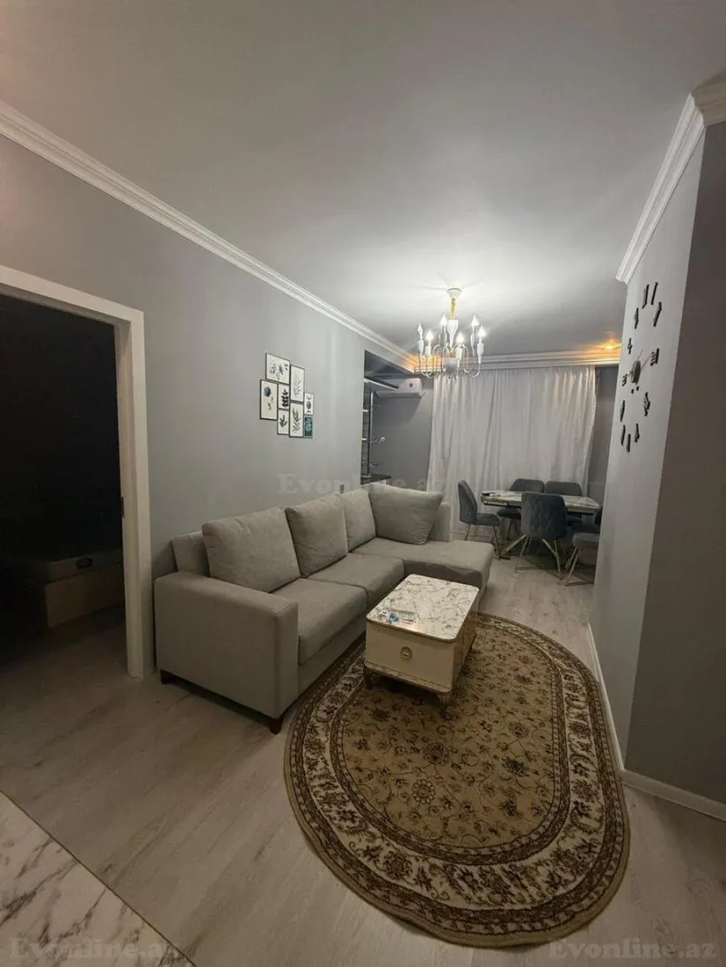 Kirayə verilir 2 otaqlı Mənzil Yeni tikili 45 m² 9-cu mikrorayon - şəkil 12