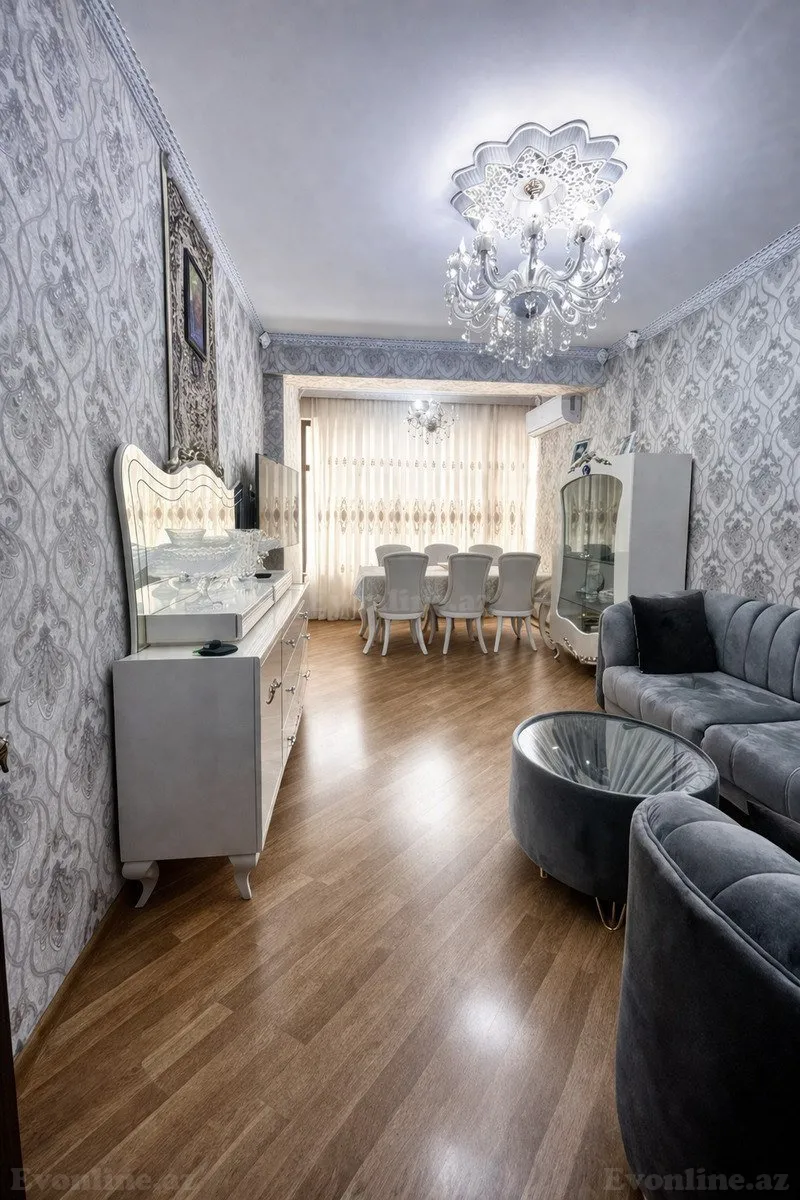 Satılır 3 otaqlı Mənzil Yeni tikili 117 m² Nəriman Nərimanov m. - şəkil 2