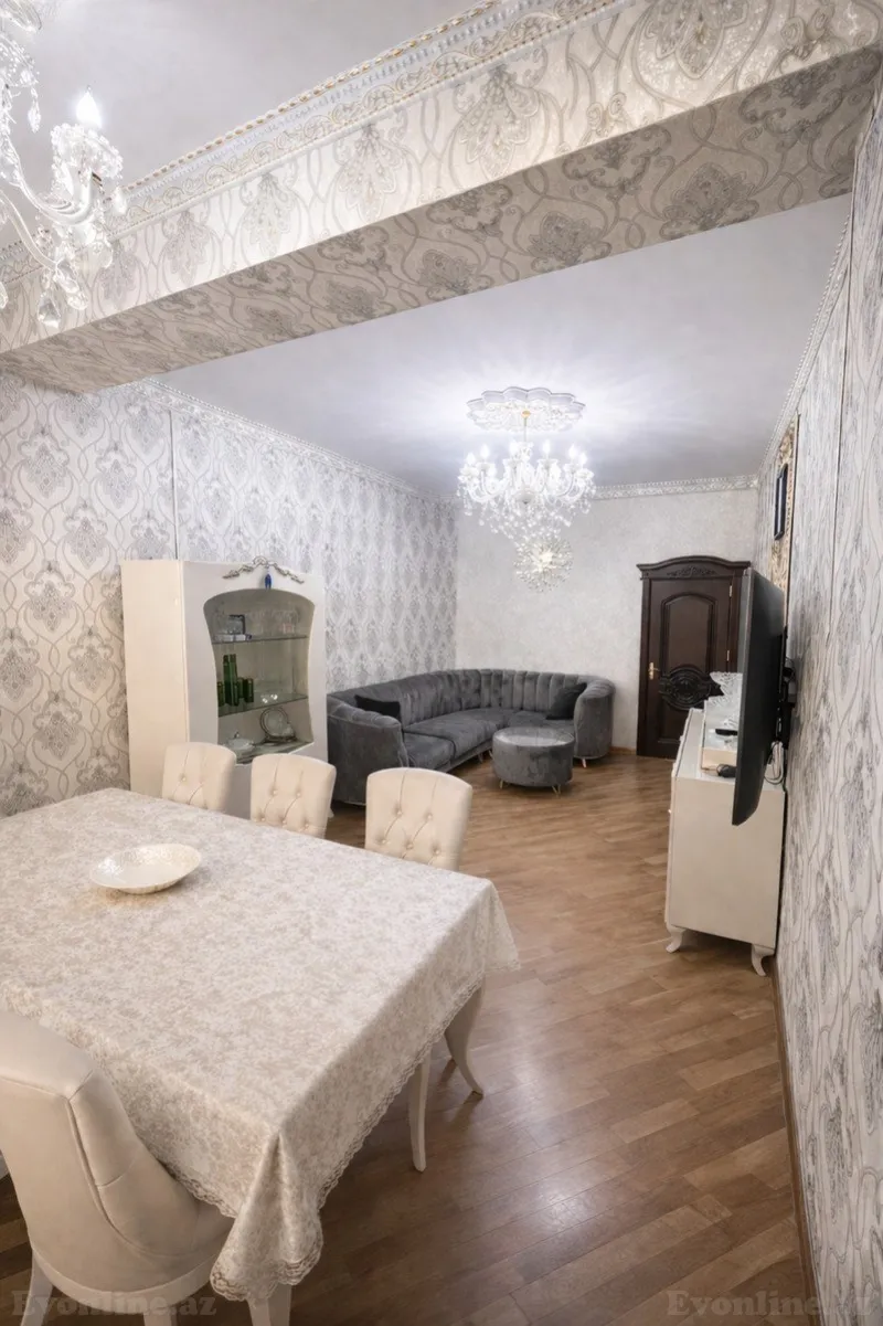 Satılır 3 otaqlı Mənzil Yeni tikili 117 m² Nəriman Nərimanov m. - şəkil 3