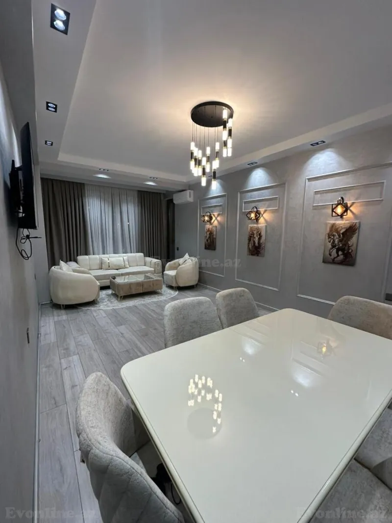 Kirayə verilir 2 otaqlı Mənzil Yeni tikili 80 m² Xətai m. - şəkil 3