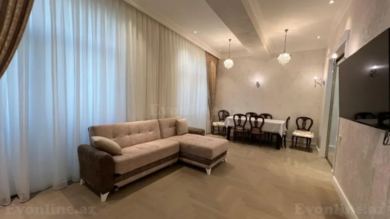 Kirayə verilir 2 otaqlı Mənzil Yeni tikili 82 m² Nəsimi r. - şəkil 12