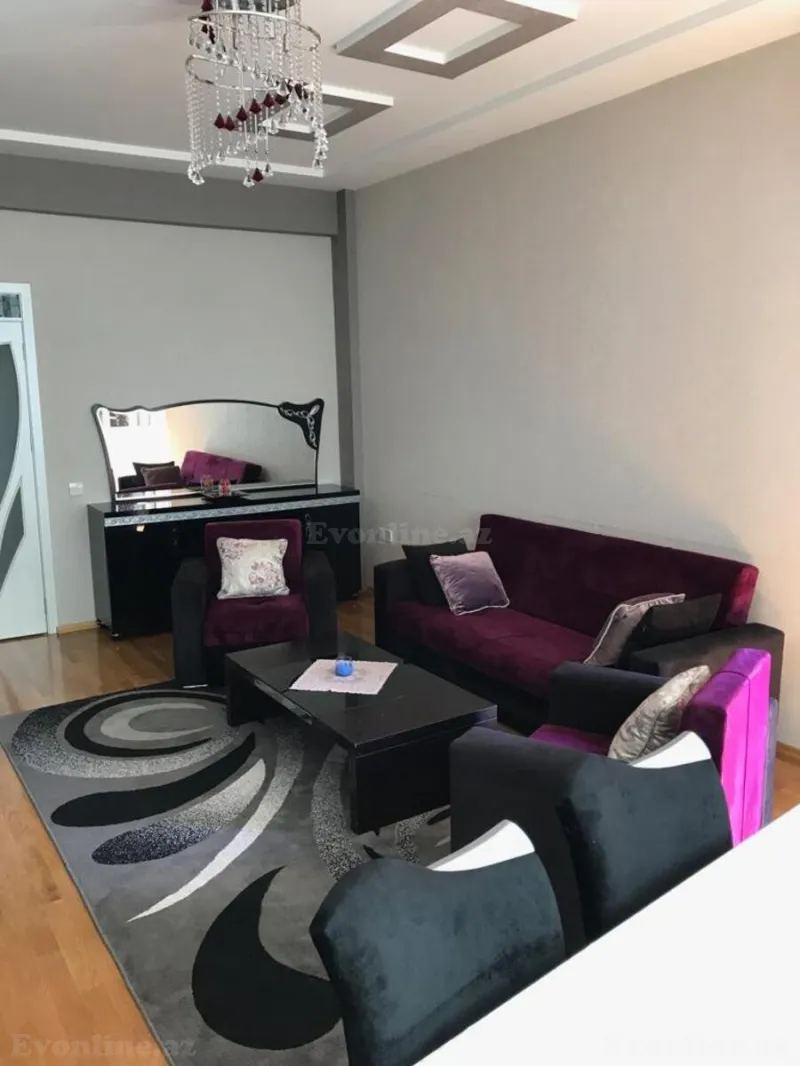 Kirayə verilir 2 otaqlı Mənzil Yeni tikili 92 m² Xətai m. - şəkil 2