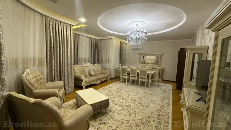 Kirayə verilir 4 otaqlı Mənzil Yeni tikili 198 m² Xətai m. - şəkil 2