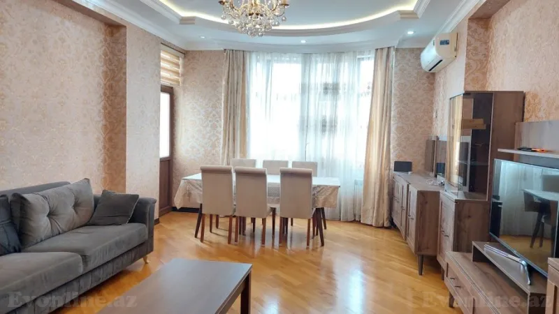 Kirayə verilir 3 otaqlı Mənzil Yeni tikili 130 m² Nizami m. - şəkil 9