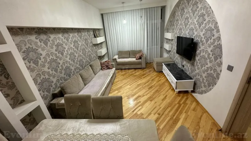 Kirayə verilir 2 otaqlı Mənzil Yeni tikili 50 m² Elmlər Akademiyası m.