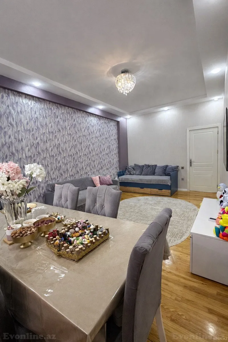 Satılır 2 otaqlı Mənzil Yeni tikili 55 m² Nizami r. - şəkil 3