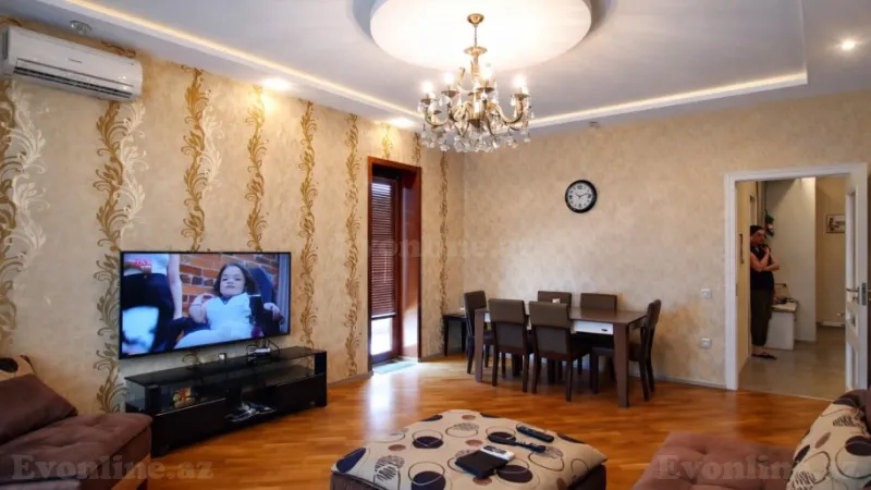 Satılır 3 otaqlı Mənzil Yeni tikili 90 m² Nizami m. - şəkil 3