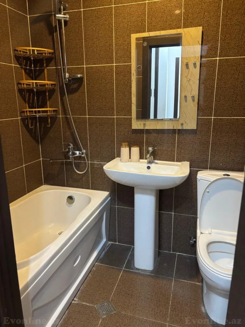 Kirayə verilir 1 otaqlı Mənzil Yeni tikili 45 m² Yasamal r. - şəkil 19