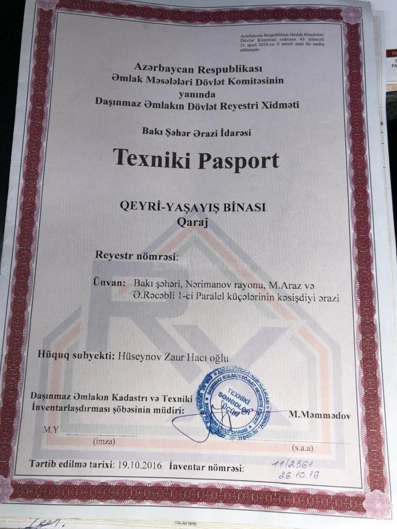 Satılır Obyekt 40 m² Nəriman Nərimanov m. - şəkil 4