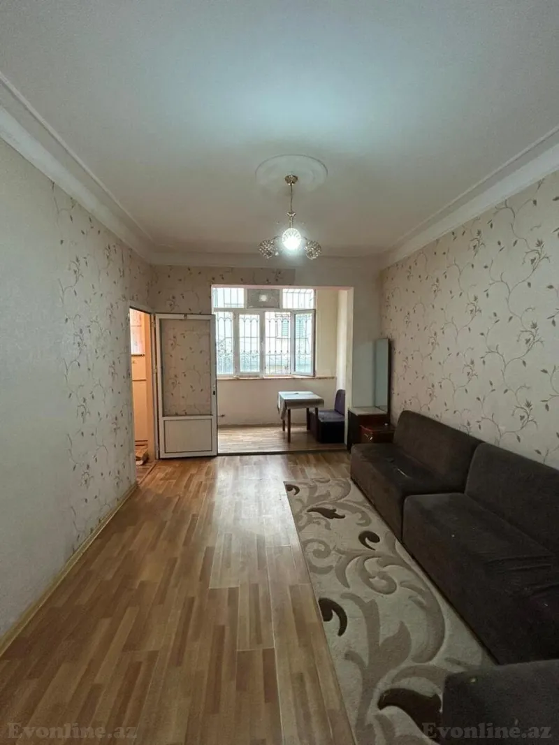 Kirayə verilir 2 otaqlı Mənzil Köhnə tikili 50 m² Gənclik m. - şəkil 2