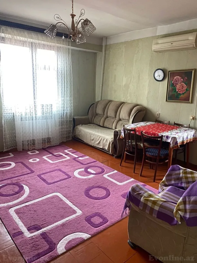 Kirayə verilir 2 otaqlı Mənzil Köhnə tikili 65 m² Xətai m. - şəkil 3