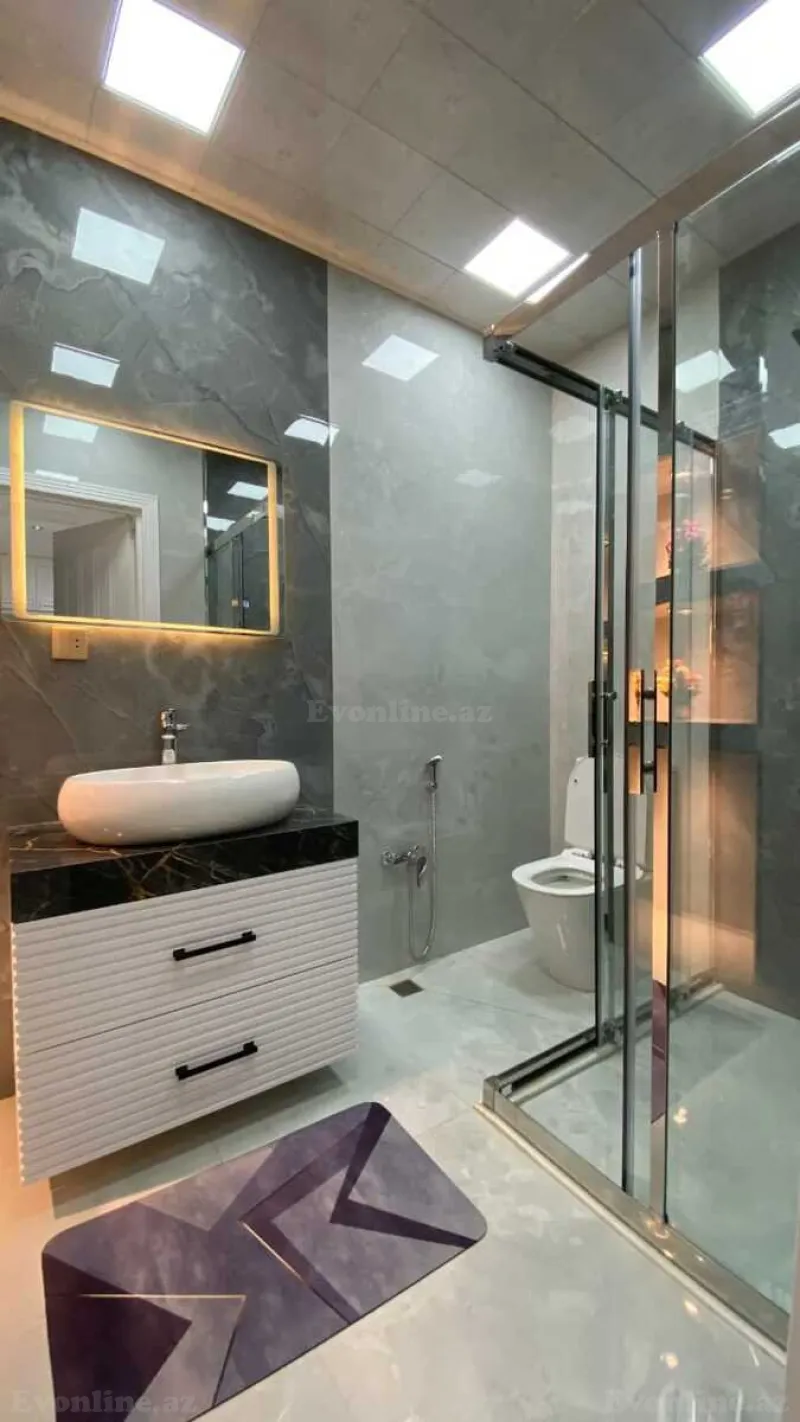 Satılır 3 otaqlı Mənzil Yeni tikili 104 m² Nəsimi r. - şəkil 14