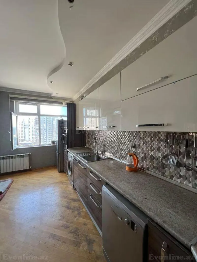 Kirayə verilir 3 otaqlı Mənzil Yeni tikili 150 m² Nizami m. - şəkil 8