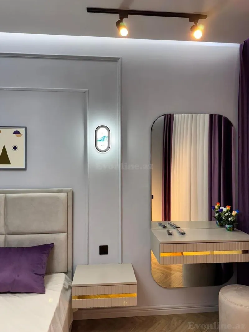 Kirayə verilir 2 otaqlı Mənzil Yeni tikili 81 m² Nəsimi r. - şəkil 4