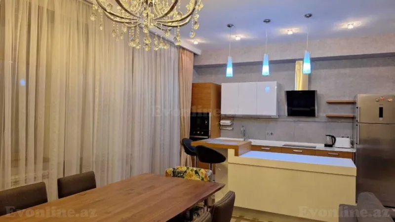 Kirayə verilir 3 otaqlı Mənzil Yeni tikili 120 m² Nizami m. - şəkil 6