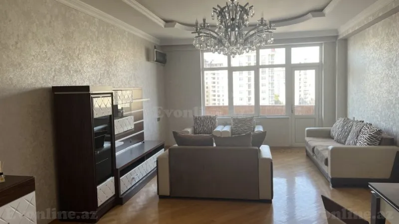 Kirayə verilir 3 otaqlı Mənzil Yeni tikili 160 m² Nərimanov r. - şəkil 6