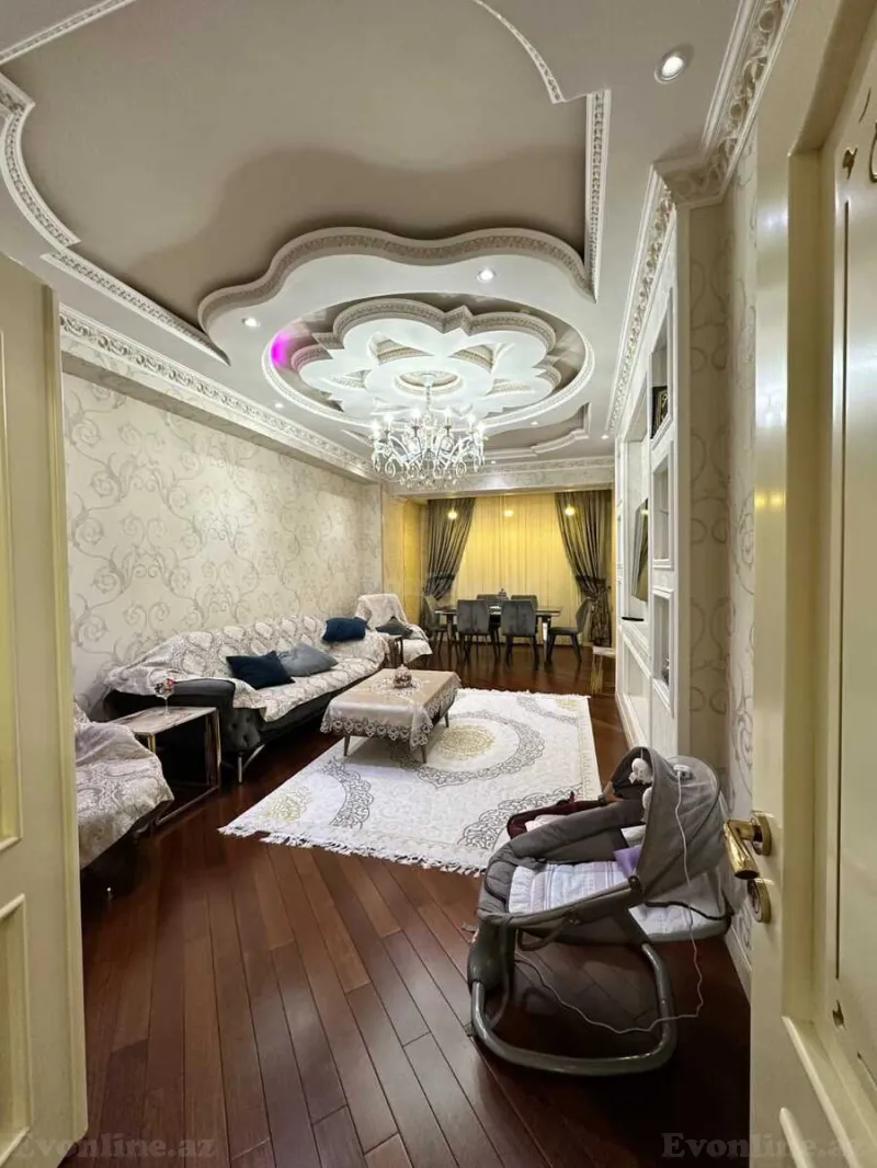 Satılır 4 otaqlı Mənzil Yeni tikili 168 m² Qara Qarayev m. - şəkil 3