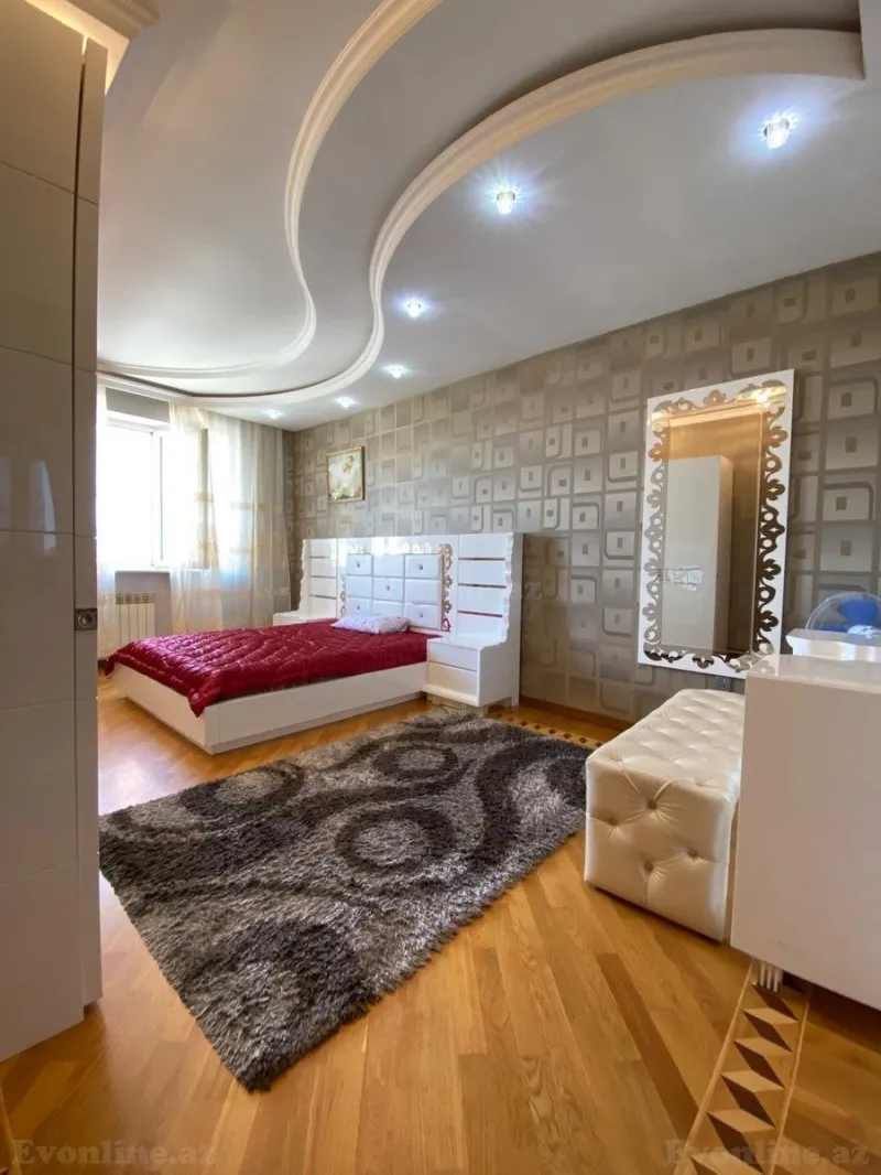 Kirayə verilir 3 otaqlı Mənzil Yeni tikili 120 m² Nəsimi r. - şəkil 2