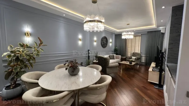 Satılır 2 otaqlı Mənzil Yeni tikili 106 m² 8 Noyabr m. - şəkil 2