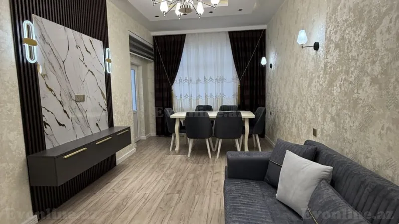 Satılır 2 otaqlı Mənzil Yeni tikili 85 m² Həzi Aslanov m. - şəkil 2