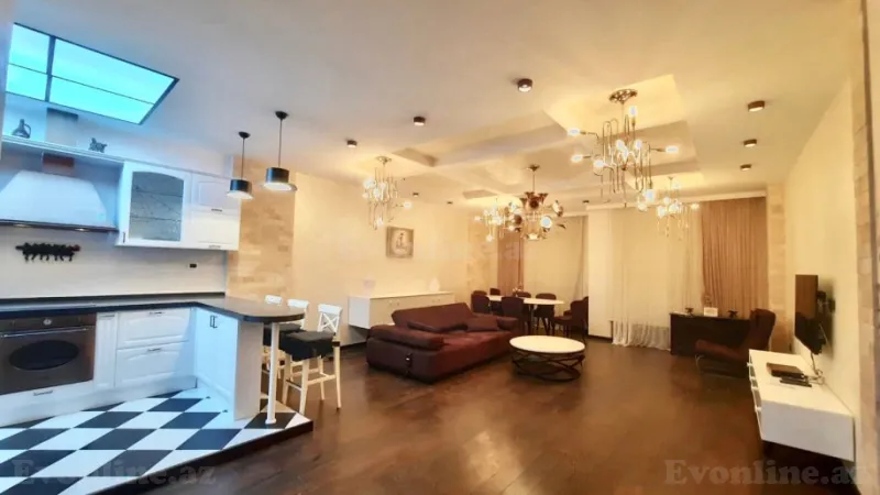 Kirayə verilir 2 otaqlı Mənzil Yeni tikili 95 m² Sahil m. - şəkil 2