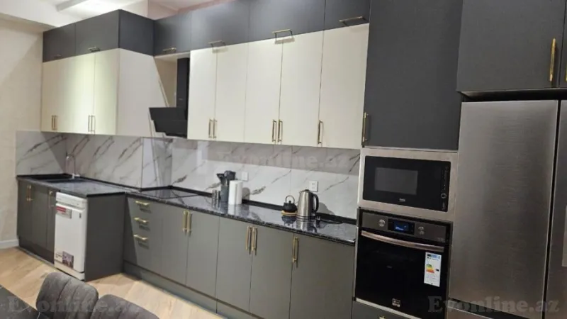 Kirayə verilir 3 otaqlı Mənzil Yeni tikili 135 m² Nərimanov r. - şəkil 12