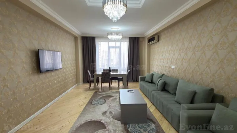 Kirayə verilir 2 otaqlı Mənzil Yeni tikili 80 m² Xətai m.