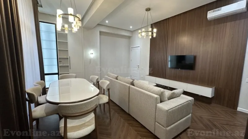 Kirayə verilir 3 otaqlı Mənzil Yeni tikili 125 m² Nəsimi r. - şəkil 4