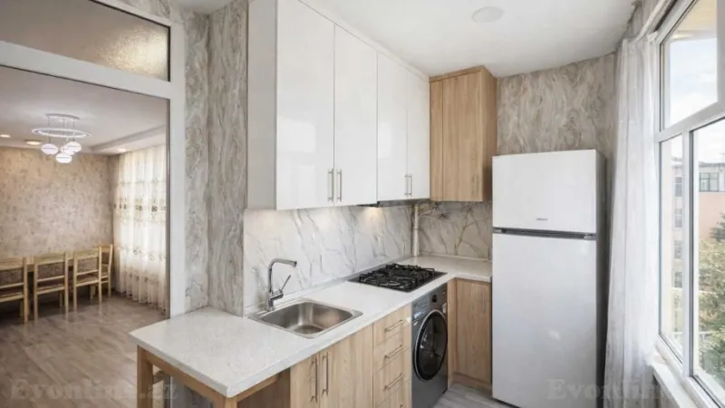 Satılır 2 otaqlı Mənzil Yeni tikili 50 m² Qara Qarayev m. - şəkil 4