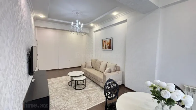 Kirayə verilir 2 otaqlı Mənzil Yeni tikili 70 m² Nəsimi r. - şəkil 4