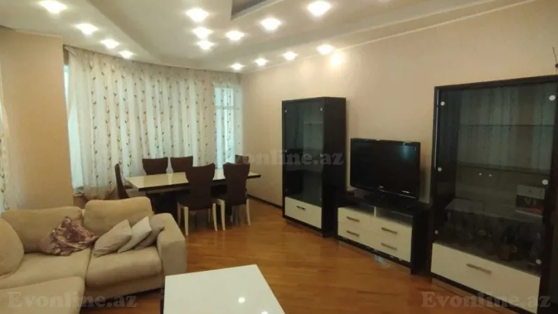 Kirayə verilir 3 otaqlı Mənzil Yeni tikili 130 m² Nərimanov r. - şəkil 3