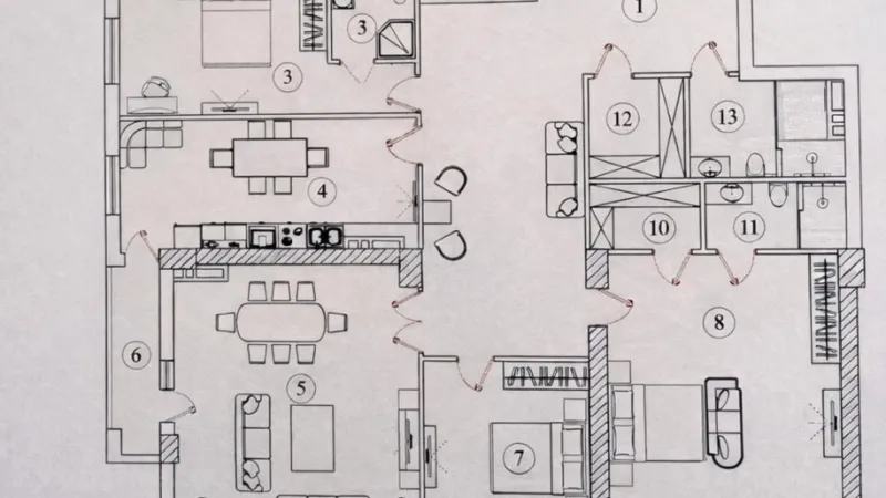 Satılır 4 otaqlı Mənzil Yeni tikili 220 m² Nəriman Nərimanov m. - şəkil 5