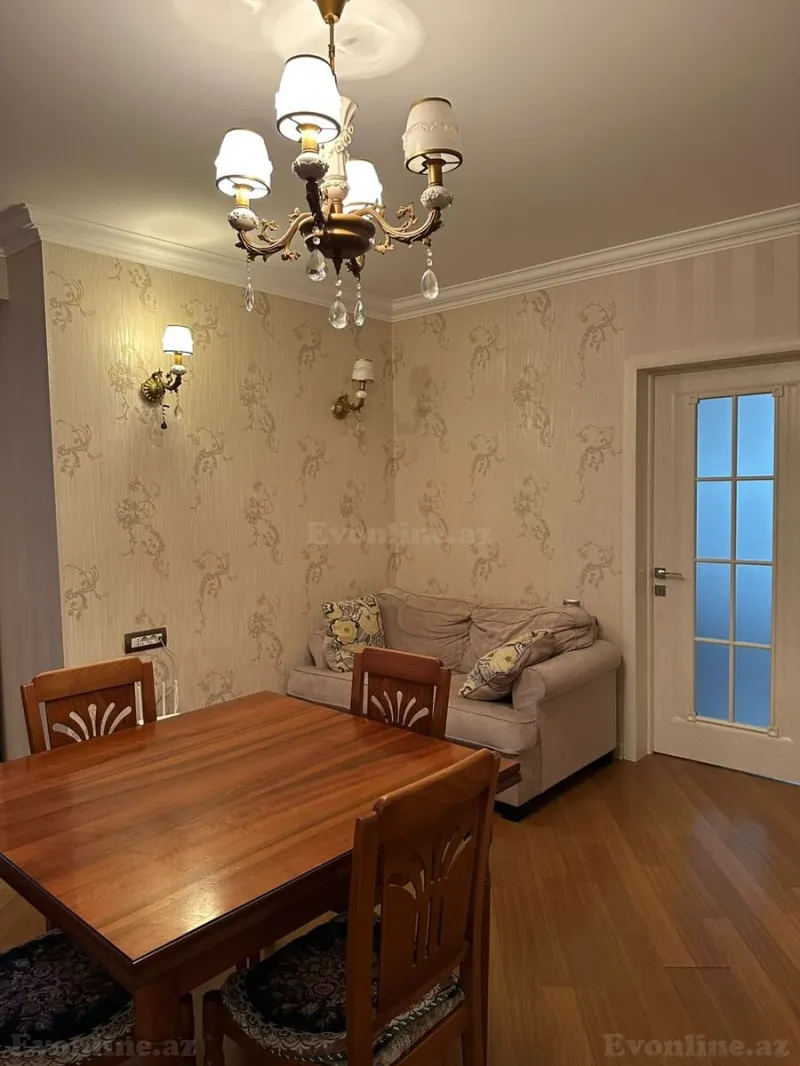 Kirayə verilir 3 otaqlı Mənzil Yeni tikili 120 m² Nərimanov r. - şəkil 3