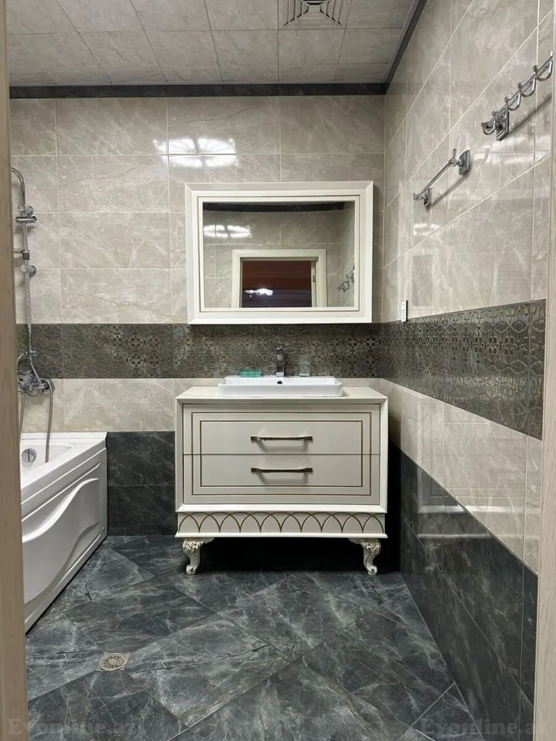 Kirayə verilir 3 otaqlı Mənzil Yeni tikili 120 m² Nərimanov r. - şəkil 15