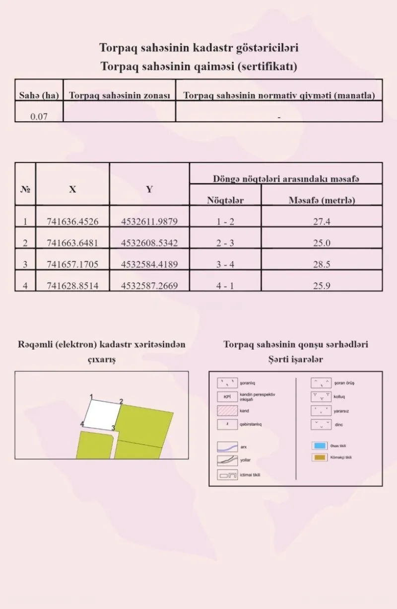 Satılır Torpaq 7 sot Qəbələ - şəkil 3
