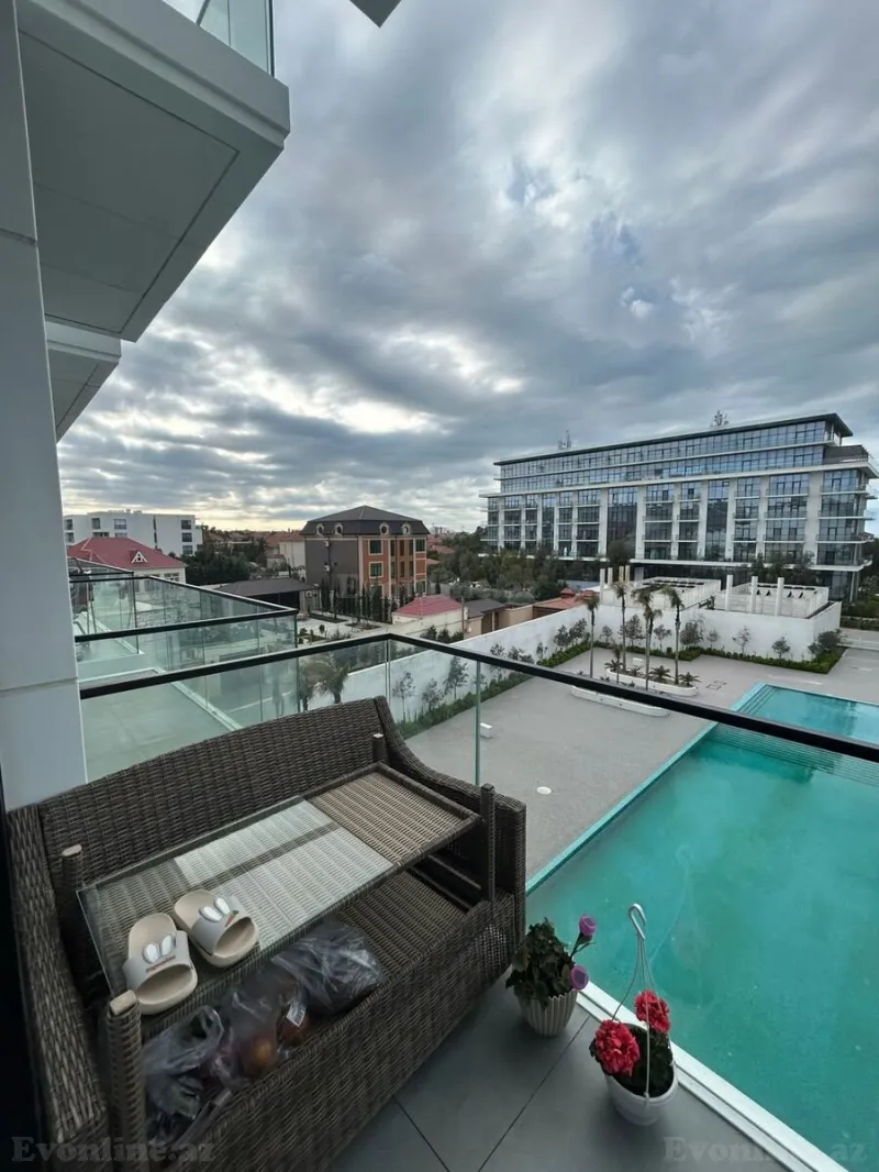 Kirayə verilir 1 otaqlı Mənzil Yeni tikili 60 m² Nardaran - şəkil 3