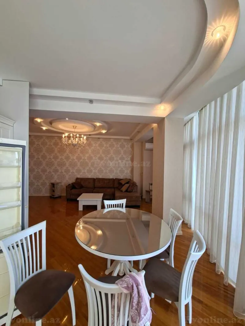 Kirayə verilir 4 otaqlı Mənzil Yeni tikili 130 m² Nizami m. - şəkil 4