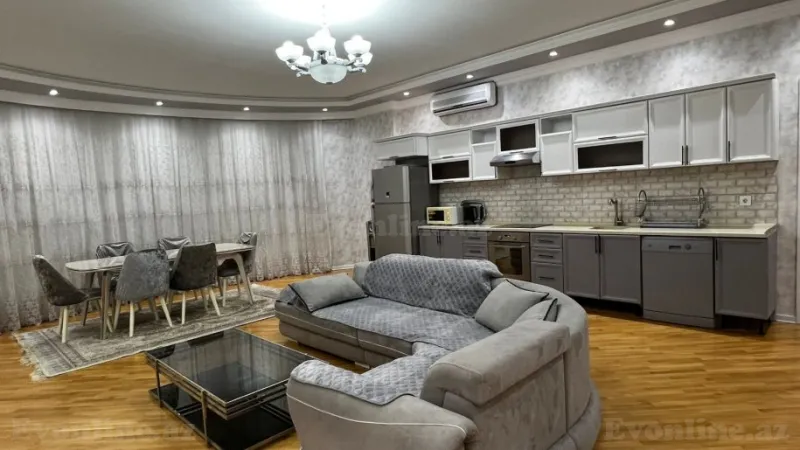 Kirayə verilir 3 otaqlı Mənzil Yeni tikili 120 m² Sahil m. - şəkil 3