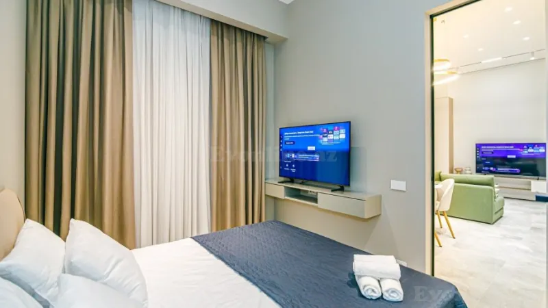 Kirayə verilir 2 otaqlı Mənzil Yeni tikili 65 m² Xətai r. - şəkil 3