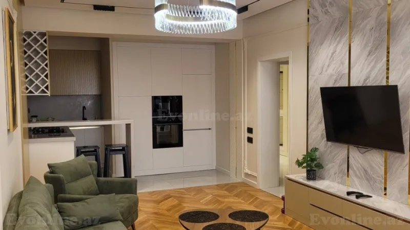 Kirayə verilir 2 otaqlı Mənzil Yeni tikili 70 m² Nəsimi r. - şəkil 2