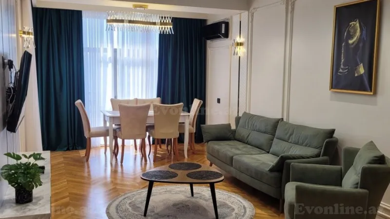 Kirayə verilir 2 otaqlı Mənzil Yeni tikili 70 m² Nəsimi r. - şəkil 3