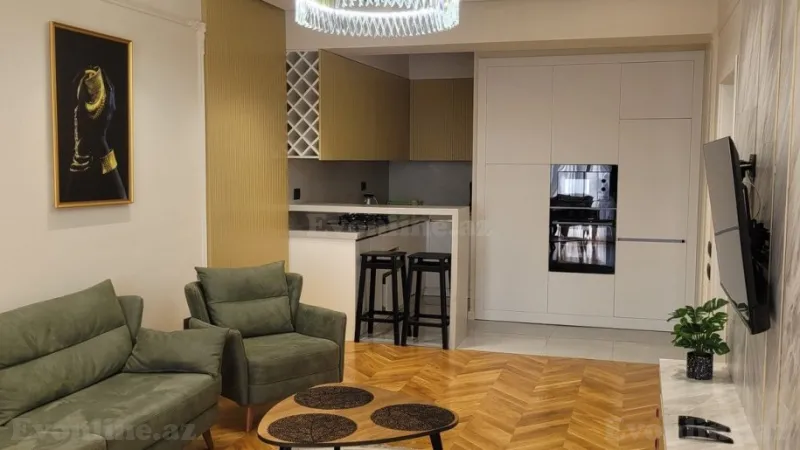 Kirayə verilir 2 otaqlı Mənzil Yeni tikili 70 m² Nəsimi r. - şəkil 4