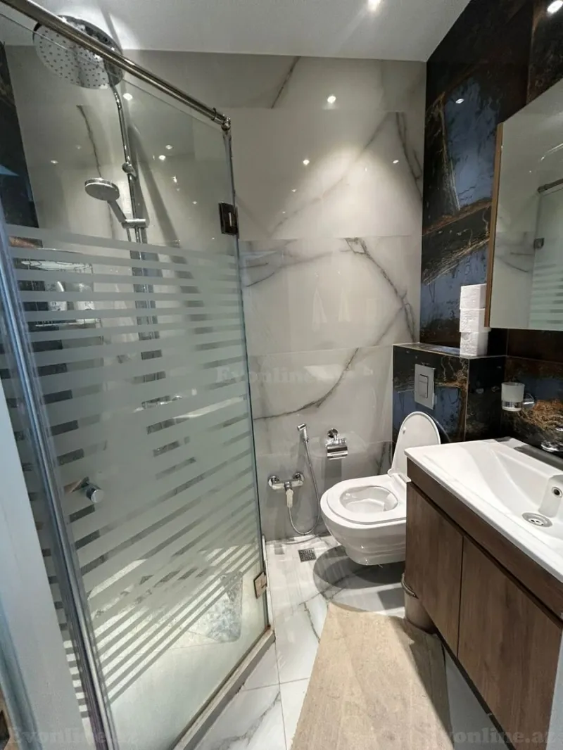 Kirayə verilir 2 otaqlı Mənzil Yeni tikili 60 m² Nəsimi r. - şəkil 7