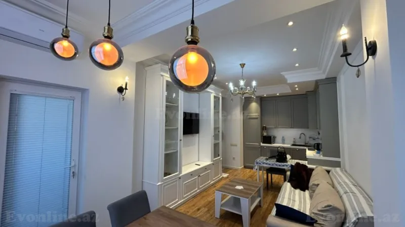 Kirayə verilir 2 otaqlı Mənzil Yeni tikili 60 m² Nəsimi r. - şəkil 10