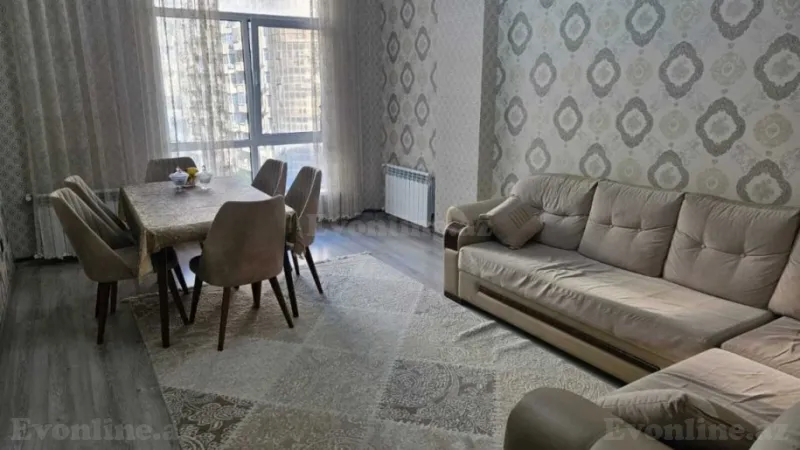 Kirayə verilir 2 otaqlı Mənzil Yeni tikili 60 m² 8 Noyabr m. - şəkil 3