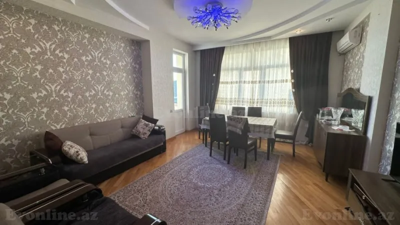 Kirayə verilir 2 otaqlı Mənzil Yeni tikili 88 m² 8-ci mikrorayon