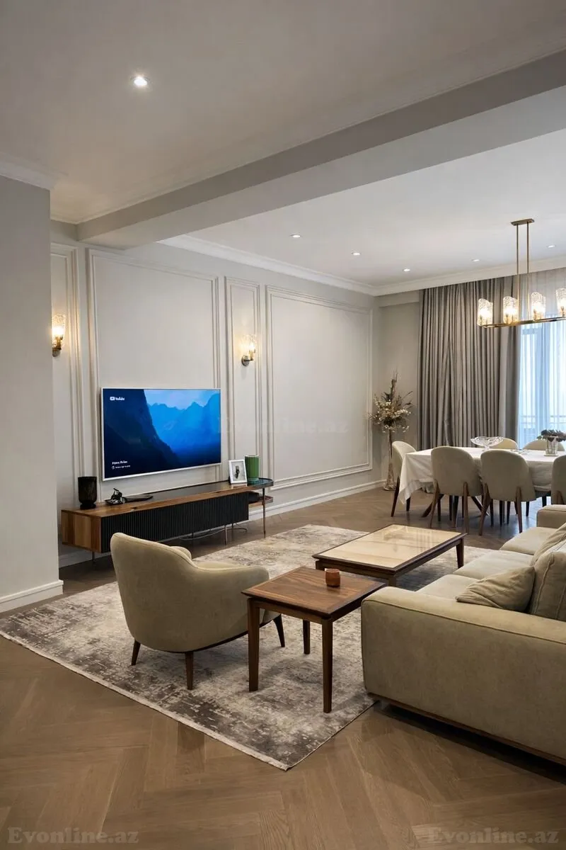 Kirayə verilir 3 otaqlı Mənzil Yeni tikili 200 m² Xətai r. - şəkil 3